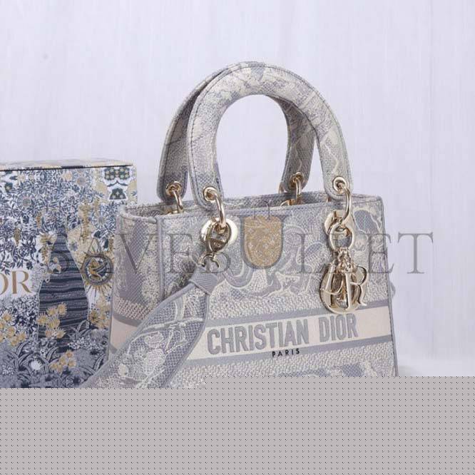 D*or medium lady d-lite bag m0565orgo_m932 (24cm*20cm*11cm)